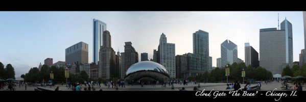 Cloud Gate "The Bean" at Millennium Park - Chicago, IL